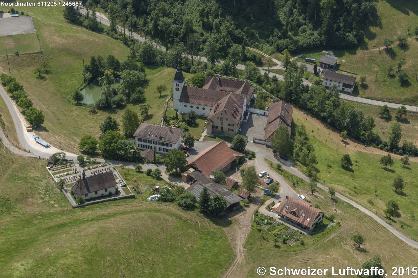 Ehemaliges Benediktiner-Kloster Beinwil (SO); Position: 2'611'195.46, 1'245'746.11